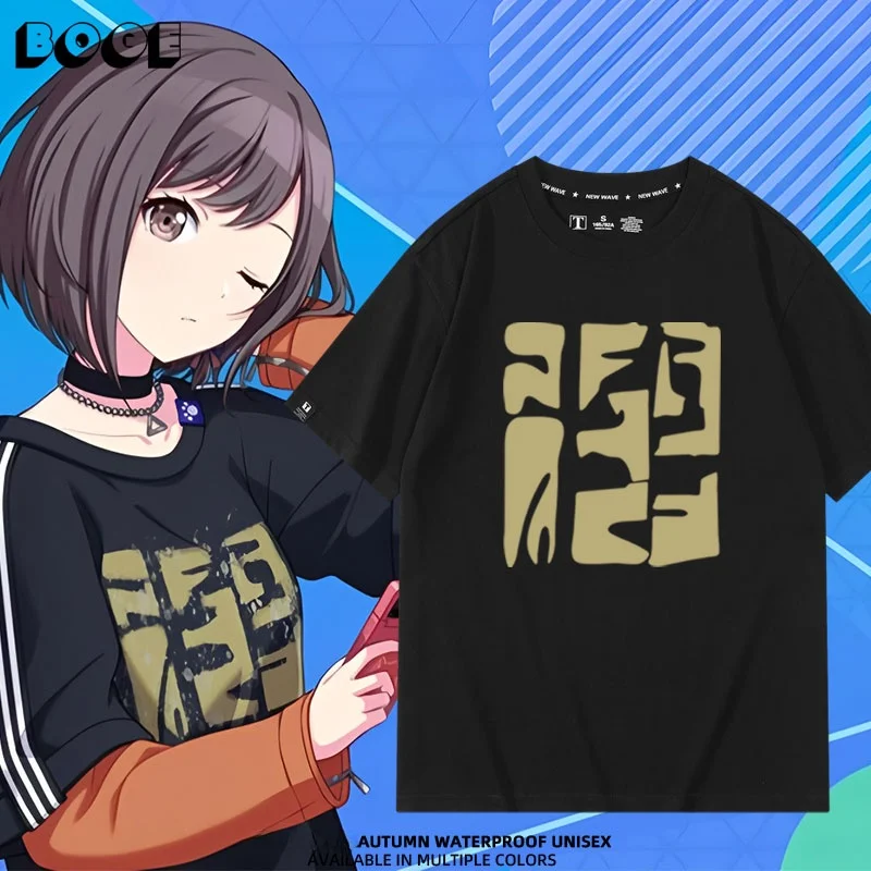 

Футболка World Plan Stage 25 Time Kit Ener Dongyun Painting Name Cos ort Sve T-irt из дышащего хлопка для лета