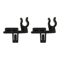 2Pcs Hood Prop Rod Clamps Plastic Clips Fit for Isuzu TF TFR Trooper Holden Rodeo Chevrolet LUV Vauxhall Brava Interior Clips