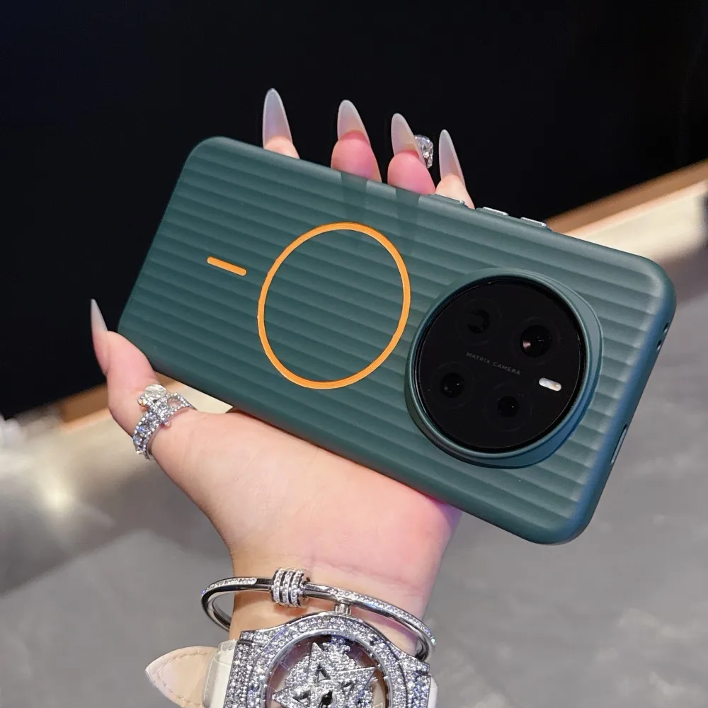 

Чехол для Huawei Honor Magic 7 Pro, жесткий ПК, тонкий магнитный защитный чехол для беспроводной зарядки, задняя крышка для Magic7 7Pro, чехол для телефона