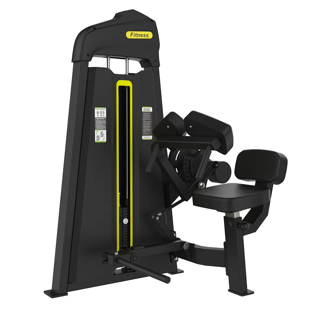 Professional pin load selection commercial gym equiment abdominal Isolator fitness machine