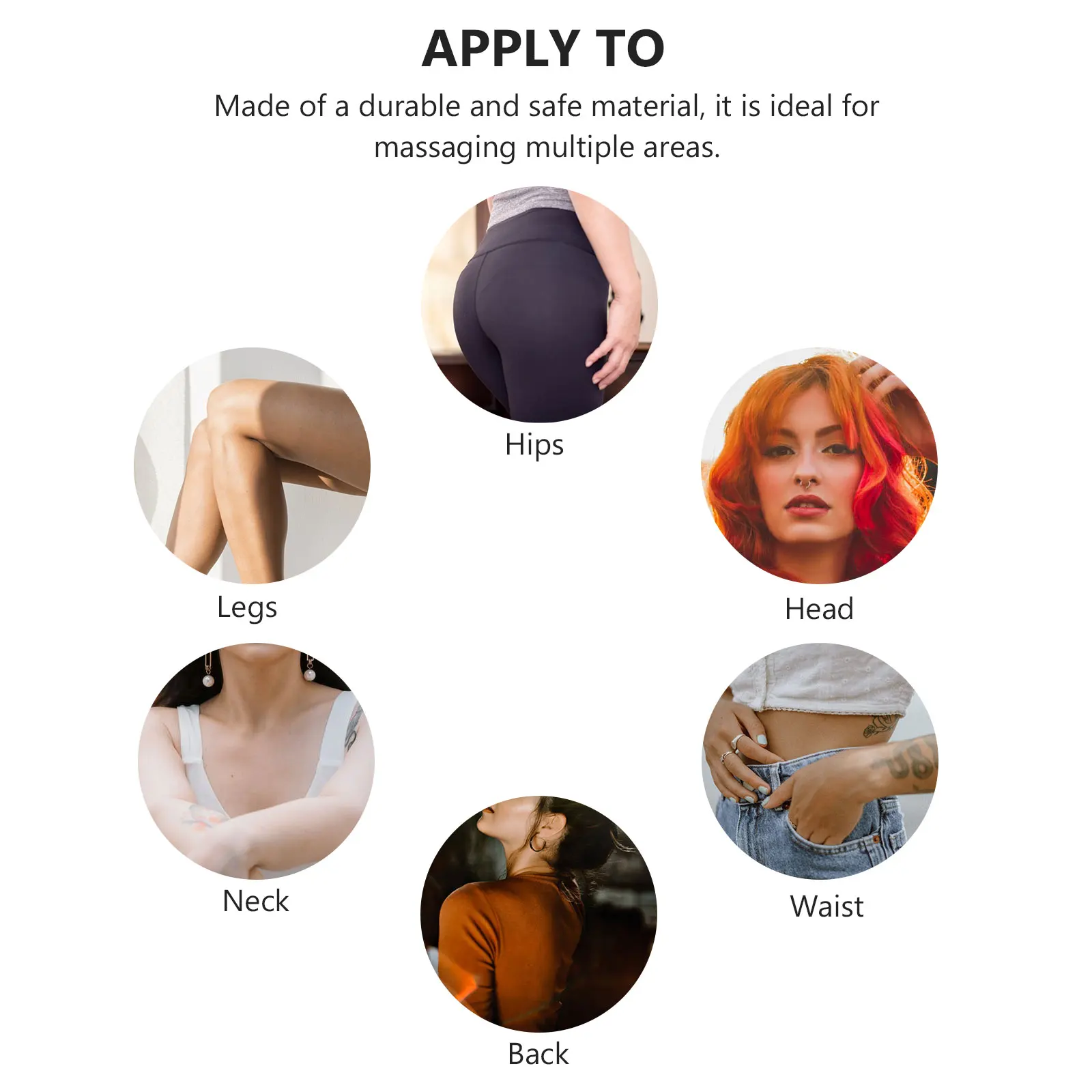 

Ergonomic Silicone Pat For Back Neck Legs Acupoint Therapy Durable Portable Blood Circulation Promoting Fatigue Relief Hammer