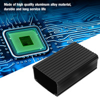 Aluminum Casing Cooling Box Circuit Board Controller Aluminum Cooling Box DIY Electronic Project Enclosure Case Aluminum Box