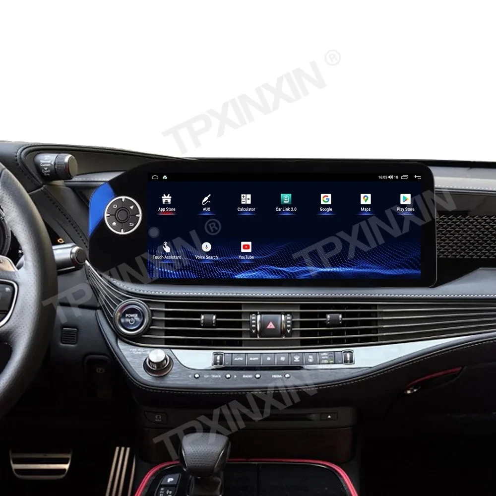 أندرويد 15 الوسائط المتعددة للسيارات لكزس LS LS400 LS430 LS460 LS600 2017 ~ 2020 نظام تحديد المواقع والملاحة شاشة فيديو ستيريو DSP رئيس وحدة