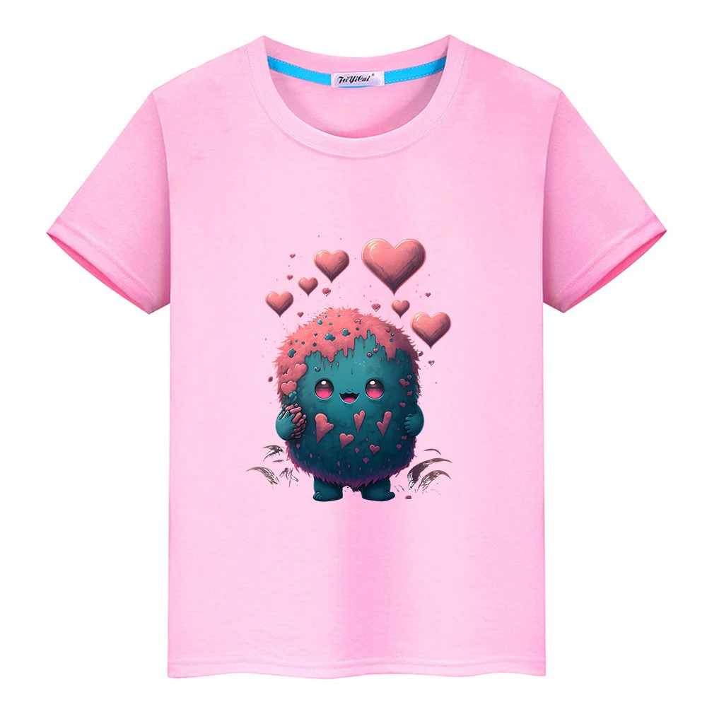 My Singing Monsters T-shirt Game Kawaii Cartoon Printing Tee-shirt 100% Cotton Tees Short Sleeve Boys and Girls Children Tshirts