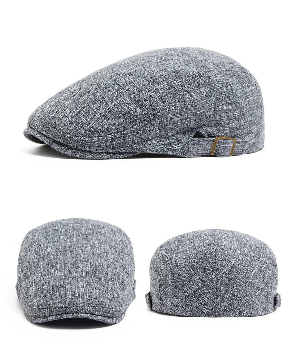 Neue Sommer Dünne Zweireiher Baskenmütze Mode Männer Vintage Visier Flache Kappe Frauen Hut Berets Für Casual Unisex Boina – Detail 8