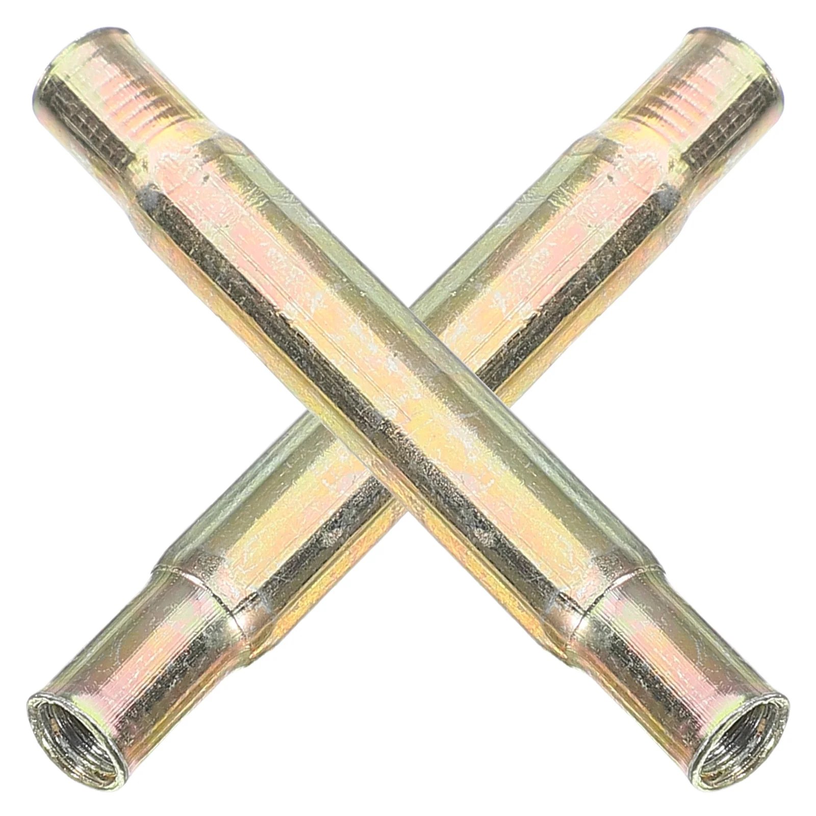 

2Pcs Durable Door Lock Connectors Stainless Steel Safety Door Accessories Inner Thread Design for Long Term Use