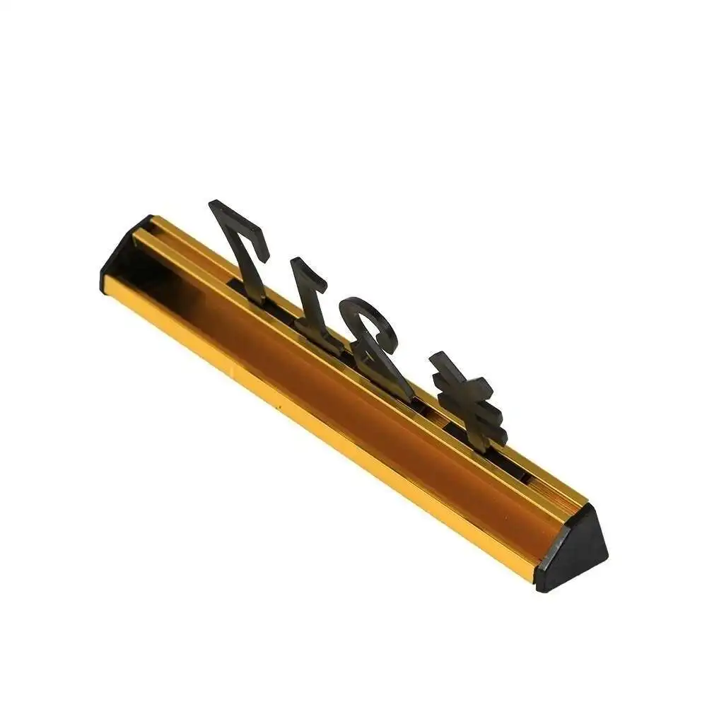 5 مجموعات/وحدة علامة سعر أرقام قابلة للتعديل مع قاعدة ألومنيوم للمجوهرات سعر الدولار عرض مكعب كتلة كيت لمتجر البيع بالتجزئة #5