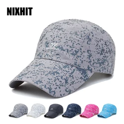 NIXHIT Summer Quick Drying Waterproof Ultra Thin Women Men's Baseball Cap Outdoor Sports Fishing Climbing Running Sun Hat A237