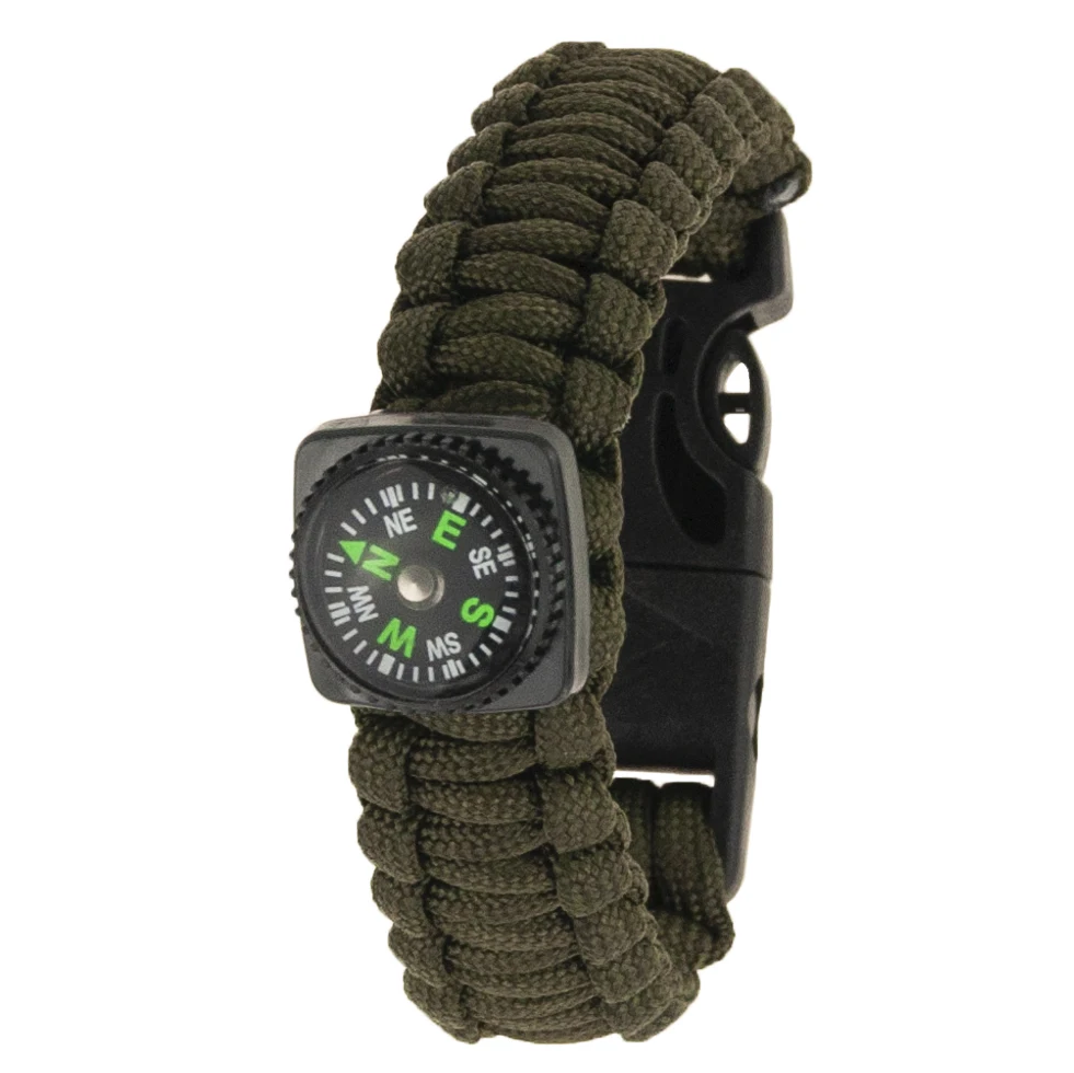 Bracelet Paracord Survival 5W1 Compass Tinder