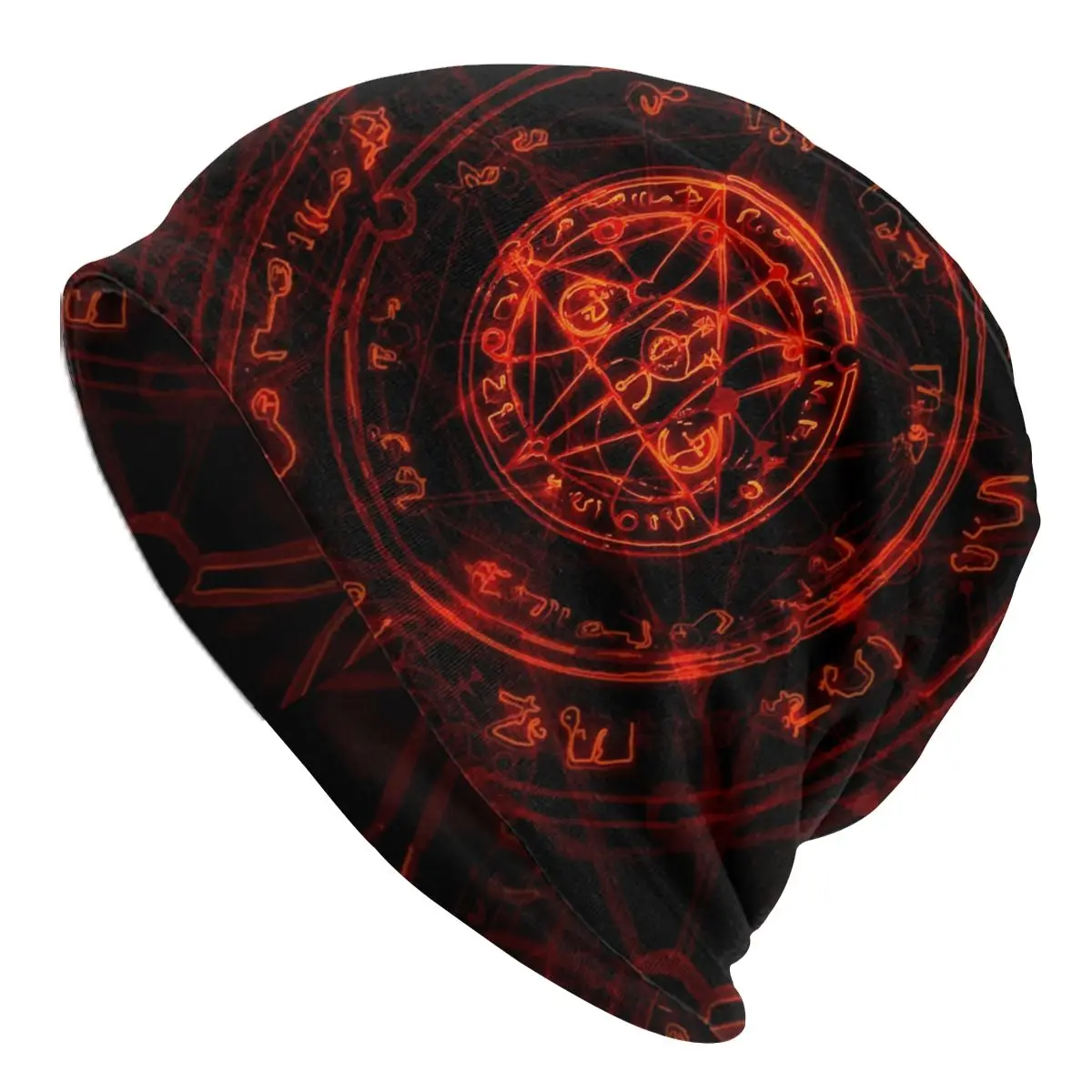 Baphomet Goth Gothic Devil Unisex Bonnet Thin Hiking Double Layer Thin Hats For Men Women