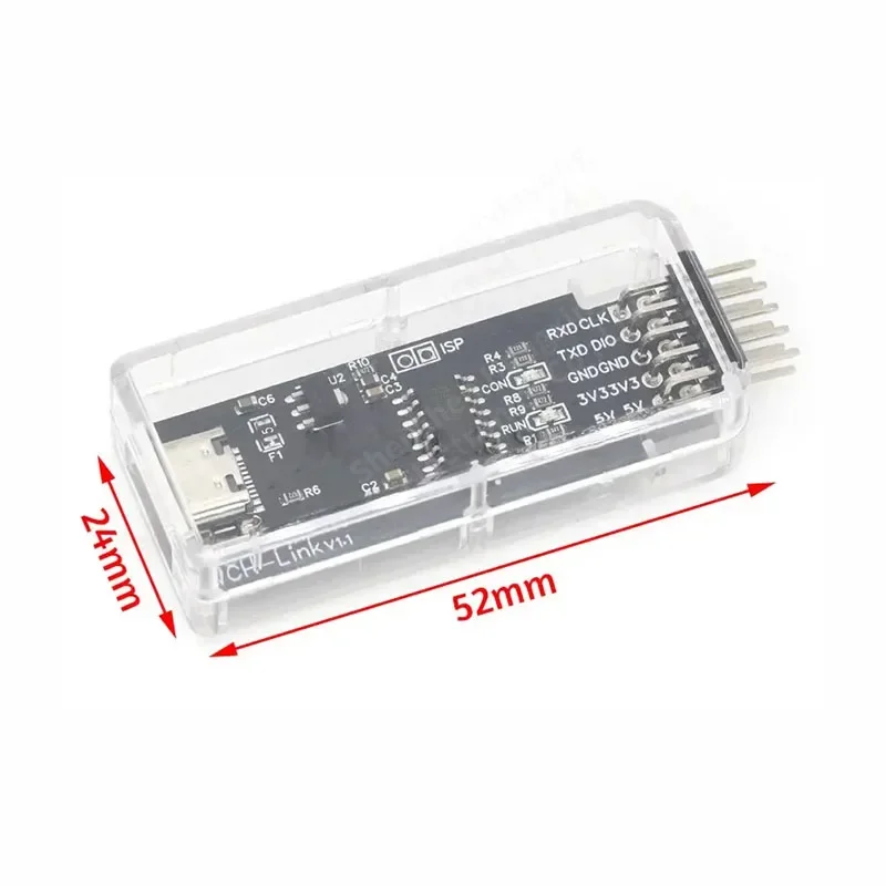 Wch-link محاكي cmsis-dap تنزيل نوع-C تصحيح ric-v عبر الإنترنت swdttl arm #2