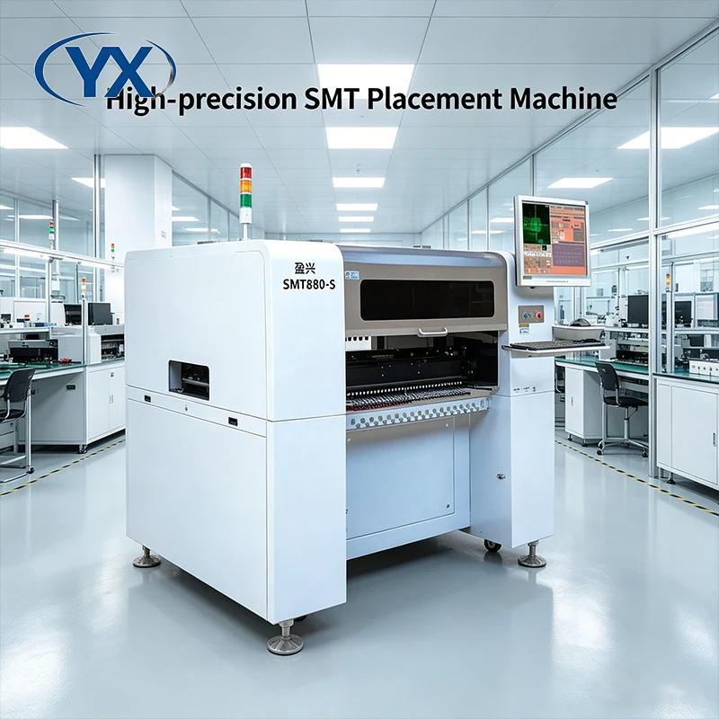 Free Tax in Russia Full Automatic 96 Feeders Pick and Place Machine SMT880-S,0402,0201,0805,1206,BGA
