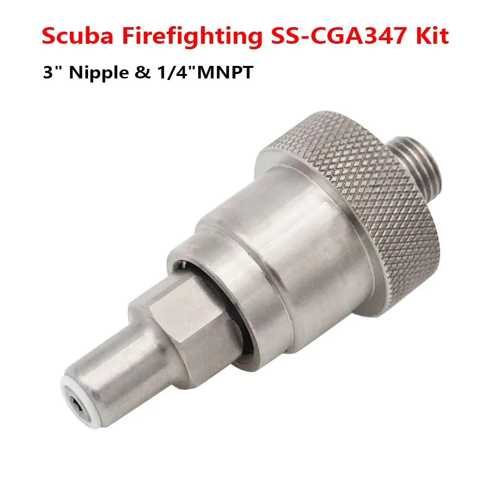 SCBA Firefighting & Diving Cylinder Valve Accessories SS-CGA 347 Kit 1/4