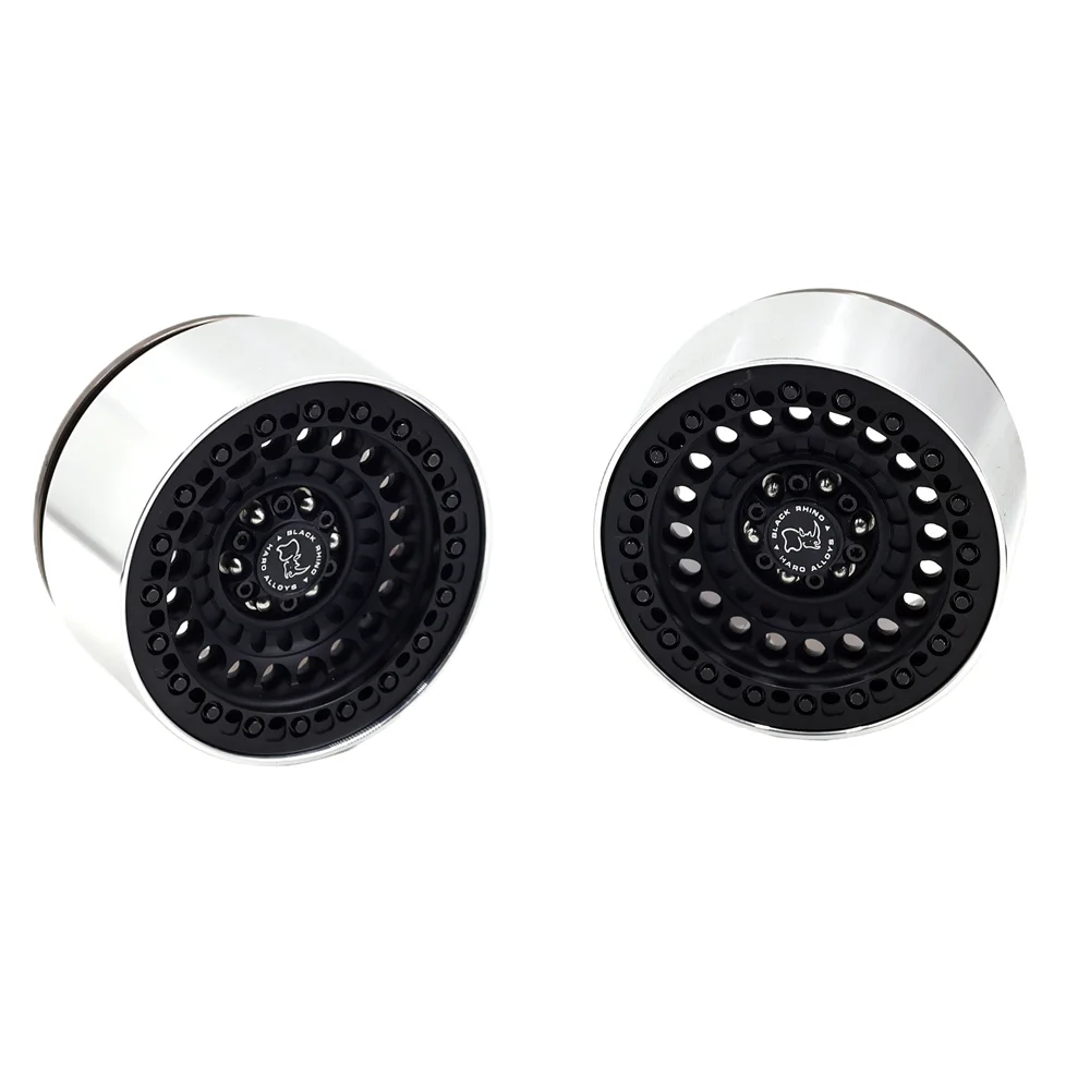

4Pcs 2.2in Metal Beadlock Wheel Rim for 1/10 RC Crawler Car Traxxas TRX4 Defender Bronco AXIAL SCX10 RC4WD D90 Wraith Rhino Hub