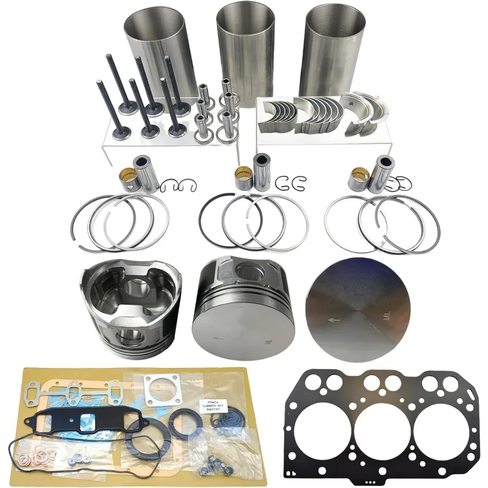 New STD Overhaul Rebuild Kit for Yanmar 3D74E 3TNE74C 3TNE74 Engine Parts