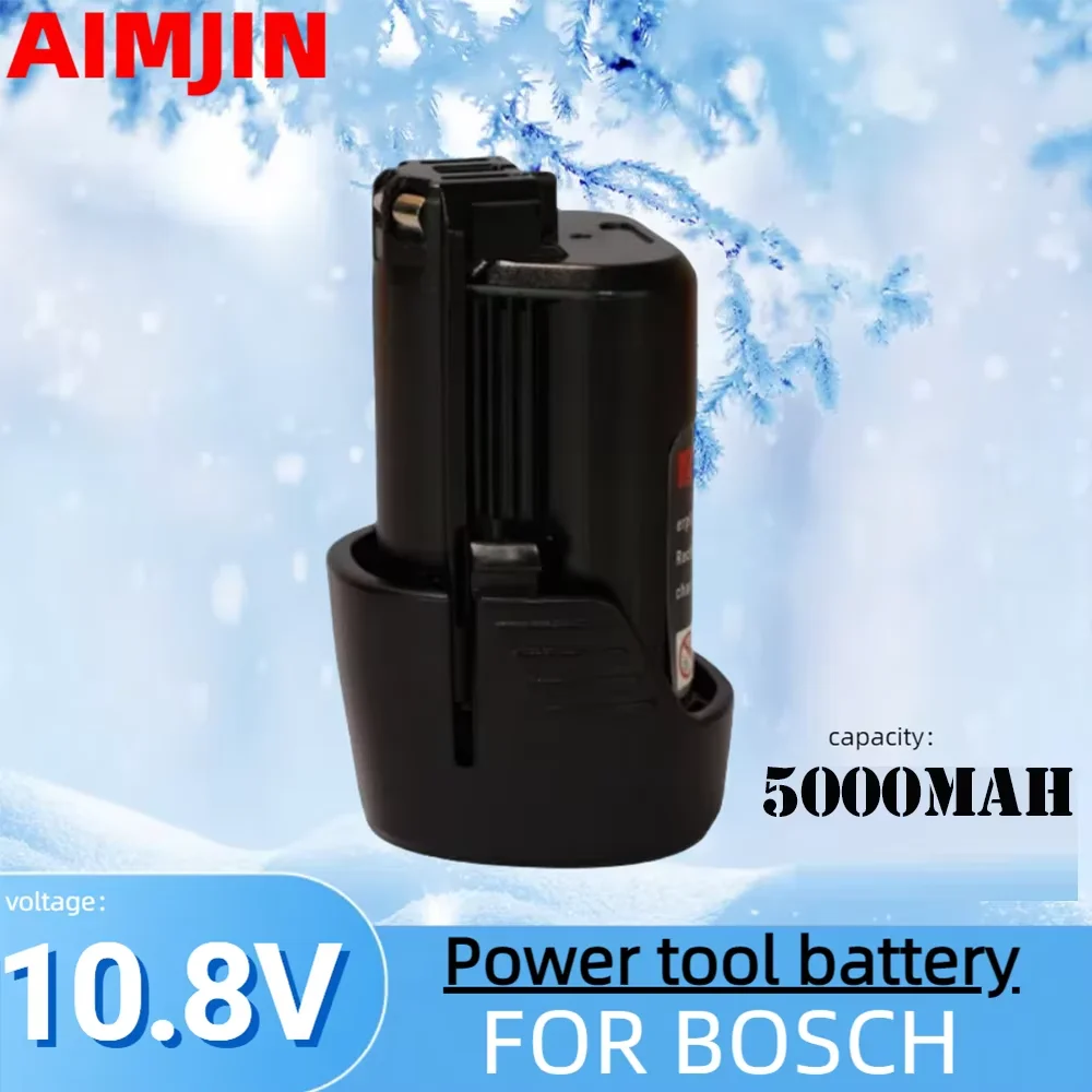 

10.8V 5000mAh Li-ion For Bosch Drill 2 607 336 013, 2 607 336 014 2 607 336 333 12V 3.0Ah BAT411 Power Tools Battery