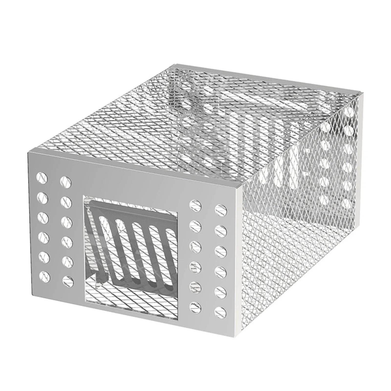 AliExpress NONE Humane Rat Trap Live Chipmunk Cage Trap For Indoor And Outdoor,  Metal Automatic Continuous Cycle Mouse Trap, Safe and Harmless