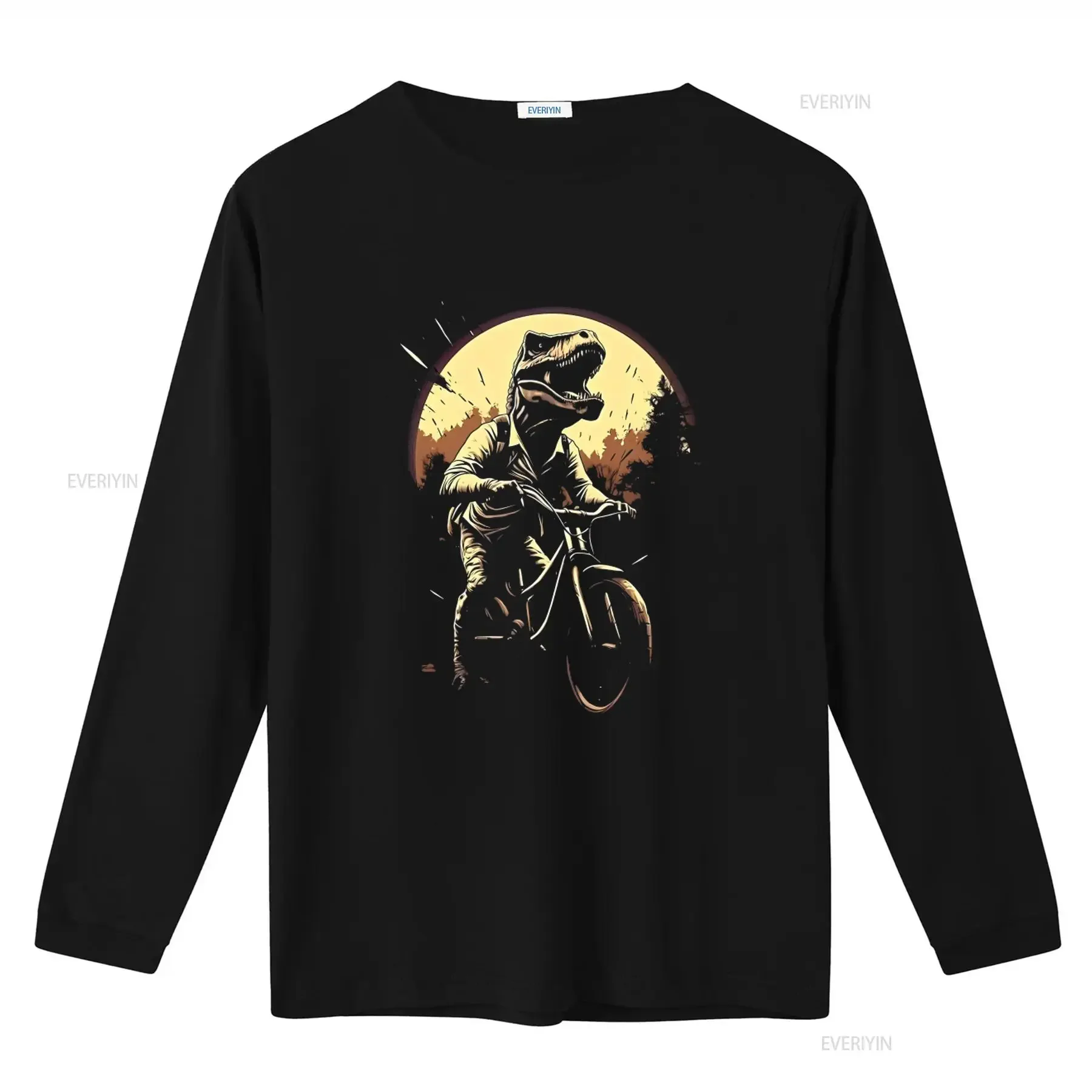 T Rex Riding A Bicycle Shirt Cool Classic Vintage Dinosaur On Bike for Men Perfect Birthday Christmas Fathers Day vintage