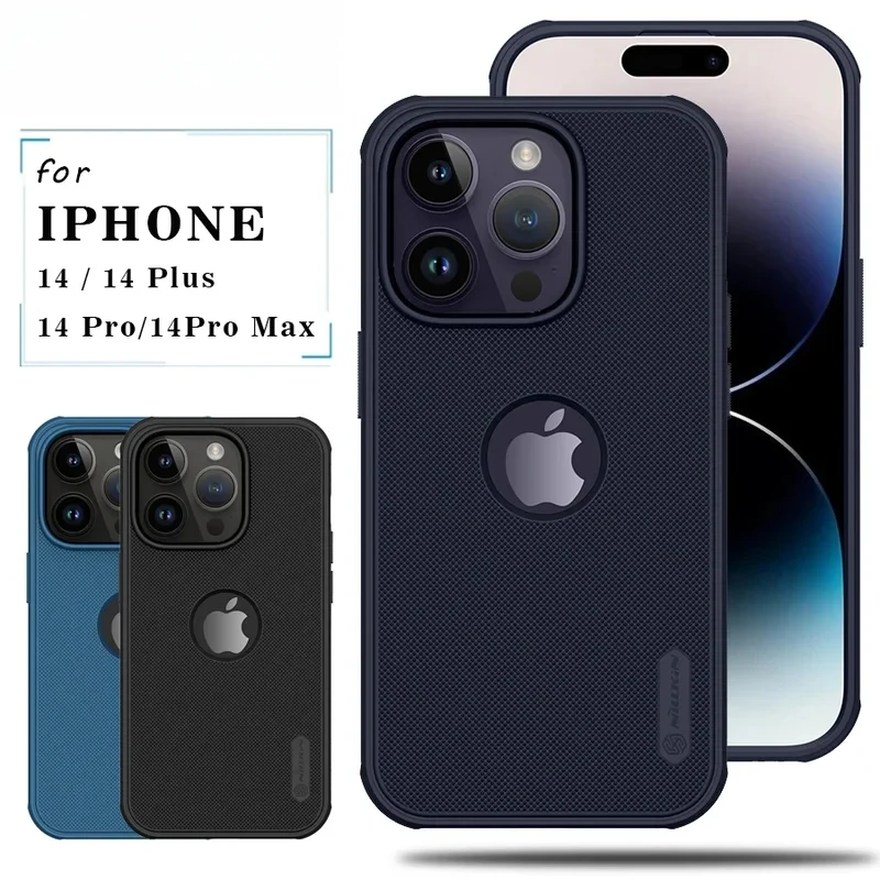 

360° Case for iPhone 12 - 15 Pro Max/14 Plus.Frosted Pro, Dual - Layer.Full Protection, Logo Cutout.Slim Design, Anti -