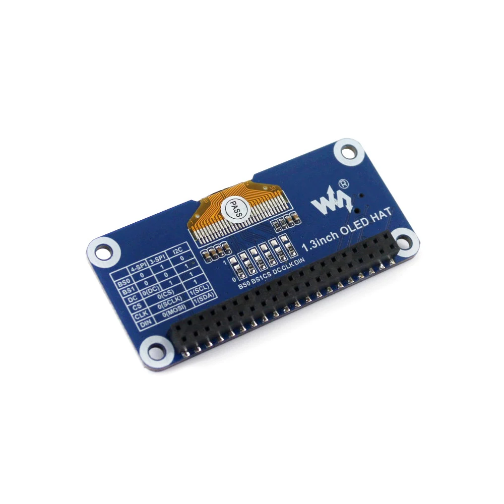 1. 3-calowy moduł 128x6 4 wyświetlacz OLED kapelusz do RPI PI5 Raspberry Pi 0 Zero 2 W 2 W 0W 3B Plus 3 Model B 4 4B 5 karta rozszerzenia