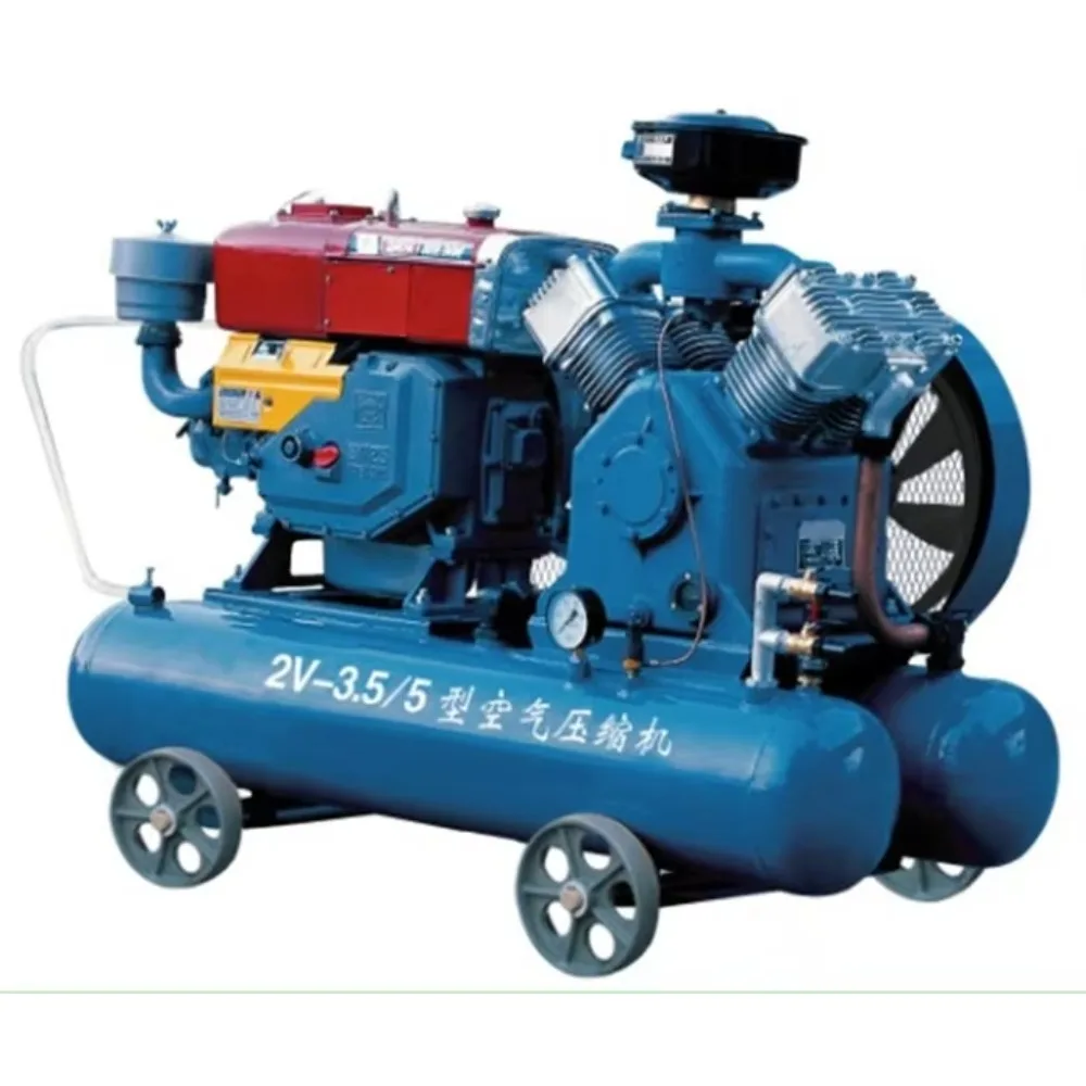 Factory Price and Top Quality 2v-3.5/5  Portable Diesel Mining Air Compressor for Sale