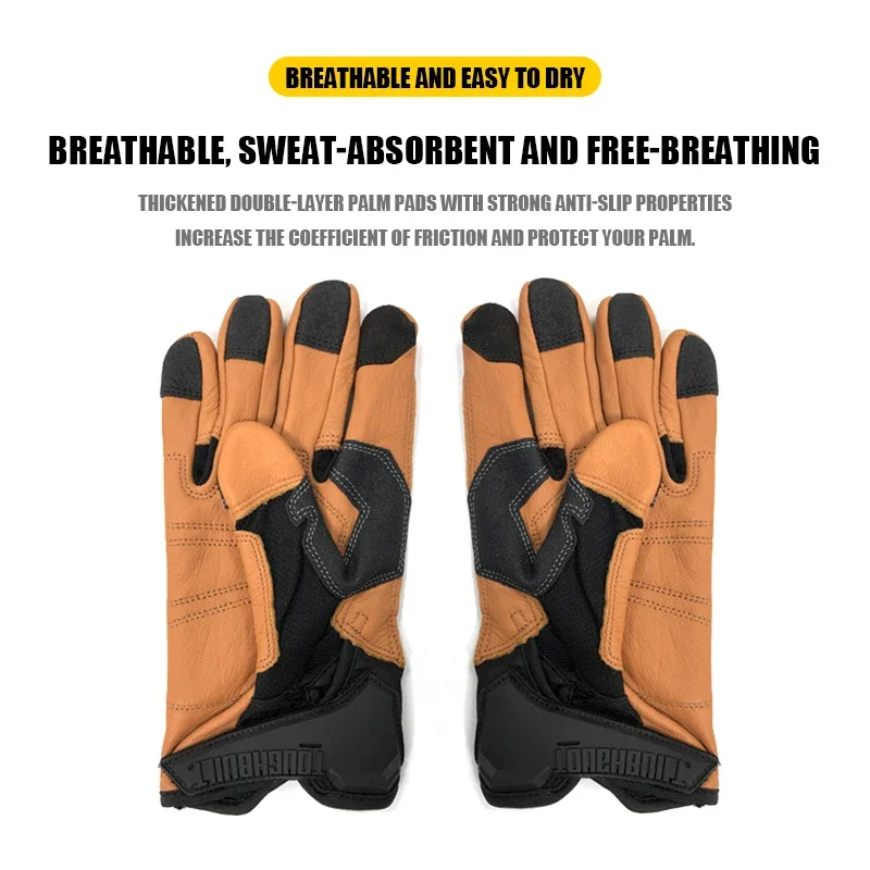 TOUGHBUILT TB-G04-L / TB-G04-XL gants de travail en peau de mouton Protection des mains accessoires pour outils électriques