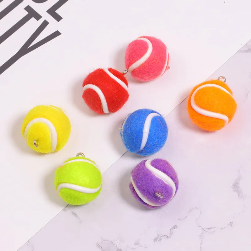 Tennis Earrings Creative Sport Women Personalized Jewelry Gifts Fashion Pendant Accessories 2cm