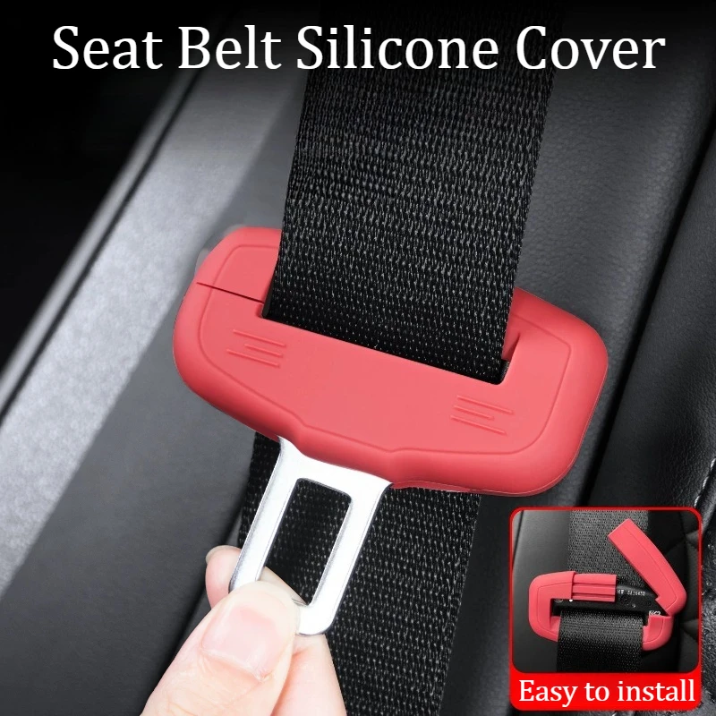 For Mazda 3/6/CX-5/CX-8/CX-30/6e 2004-2025 Seat Belt Silicone Case Protective Cover Anti-Collision Interior Accessories Supplies