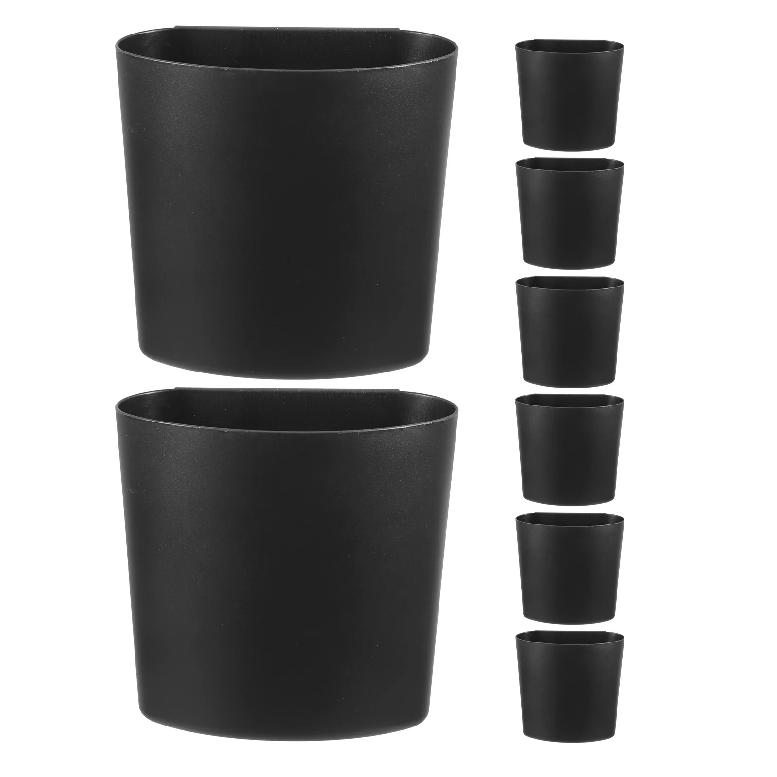 

8Pcs Hanging Storage Baskets Small Plastic Organizer for Beauty Salon Kitchen Office Wall Mounted Multifunctional Space Saving