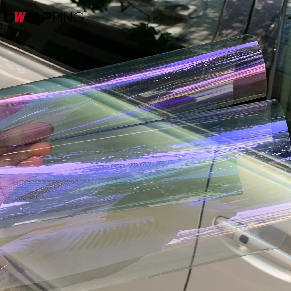 Tint Car Window Darkening Film Blue Purple Polarized Car Glass Novelties Auto Accessories Solar Film for Anti Heat Window Dark