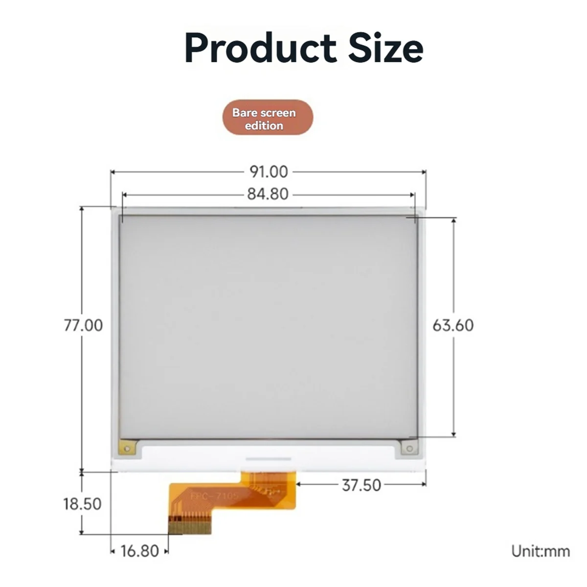 

2025-3C 4.2 Inch for E-Paper Module E-Ink Display with SPI Interface for Nucleo STM32 A
