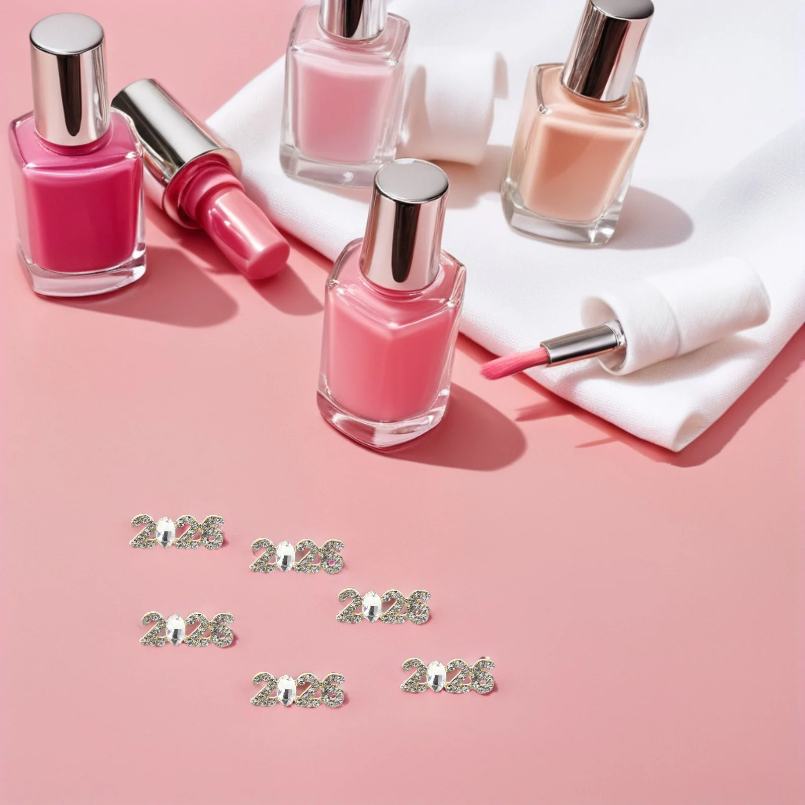 20 قطعة السحر الفن 2026 عدد شكل سبائك الراين الفضة غير النظامية فلاتباك الأحجار الكريمة ل مانيكير كريستال مجوهرات مسمار ديكور مجموعة #5