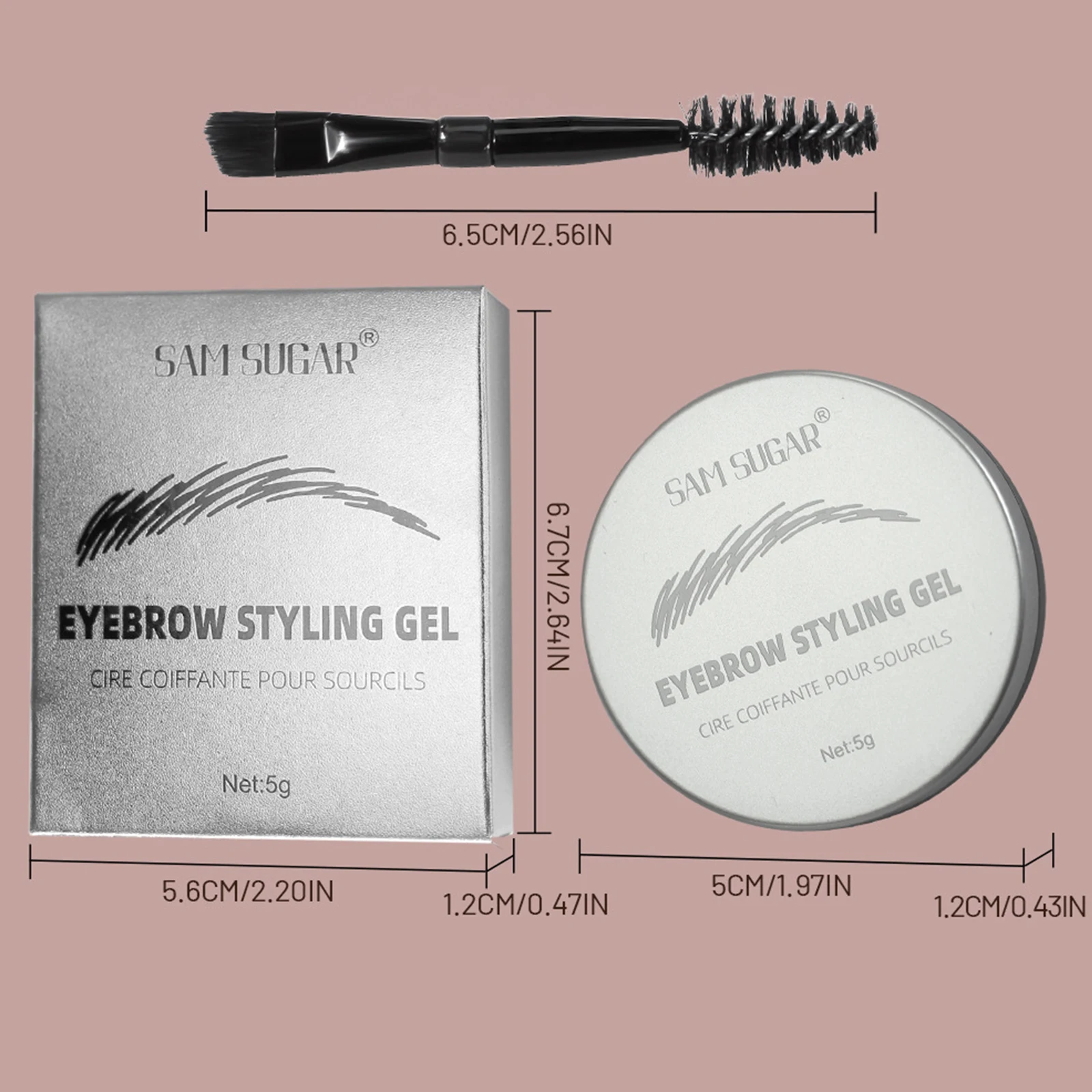 Long-Lasting Eyebrow Styling Cream Waterproof Sweatproof No Blooming Brow Enhancers Kits Semi-Permanent Brows Gel