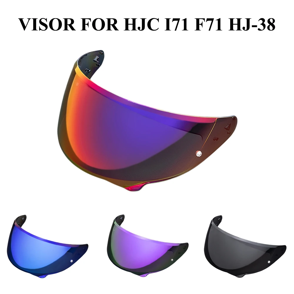Helmet Visor Lens for HJC I71 F71 HJ-38 Moto Casco Replace Anti-UV Anti-Scratch Dustproof Wind Shield Motorcycle Accessories