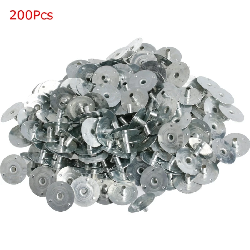 200 Pcs Candle Wick Tabs Metal Convenient to Use and Lightweight Durable to Use