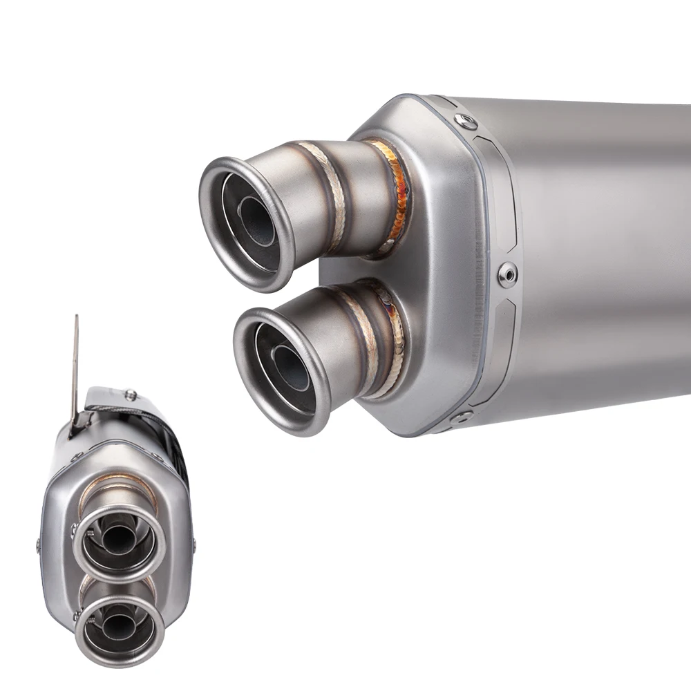 العالمي 51 مللي متر دراجة نارية العادم الخمار الهروب كاتم الصوت ل RC 125 250 390 ل R6 R3 النينجا Z 400 250 Z900 ZX6R #4