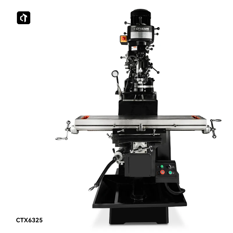 CTX6325 Turret Milling Machine 2.2kW 380V Vertical Milling & Drilling Machine Auto Feed