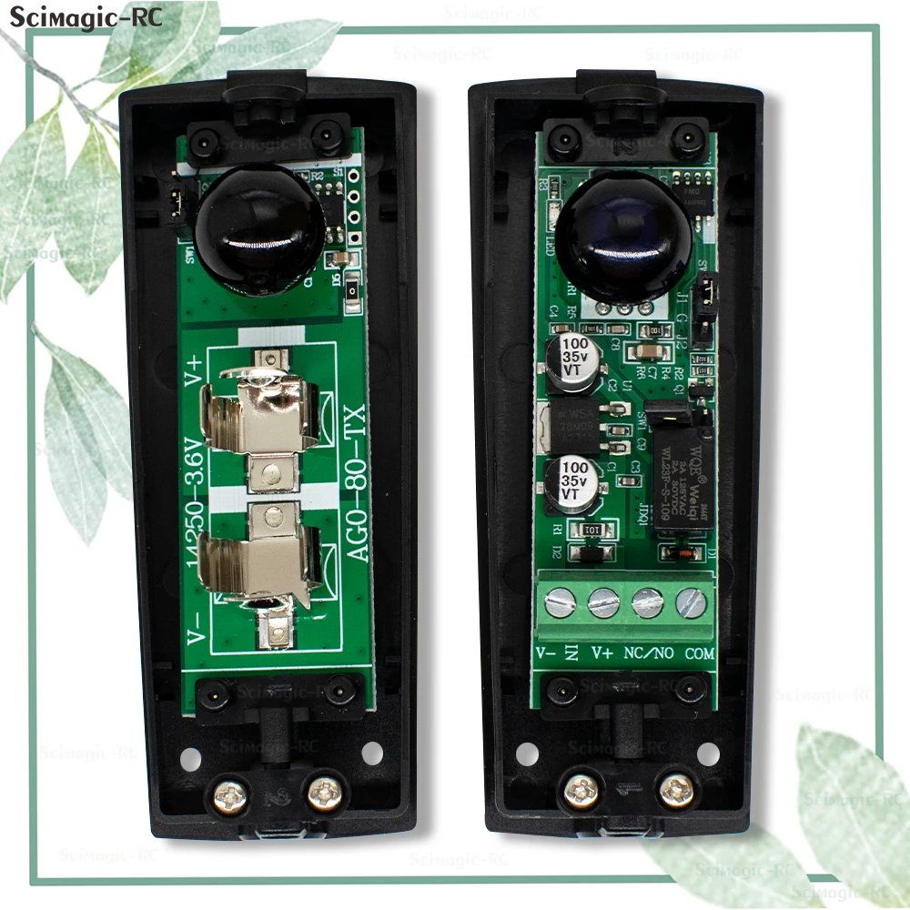 جديد حاجز المرآب كاشف الأشعة تحت الحمراء الاستشعار 12-24 فولت تيار مستمر الكهروضوئية للبوابات التلقائي بوابة الكهروضوئية مستشعر إنذار الأشعة تحت الحمراء #1