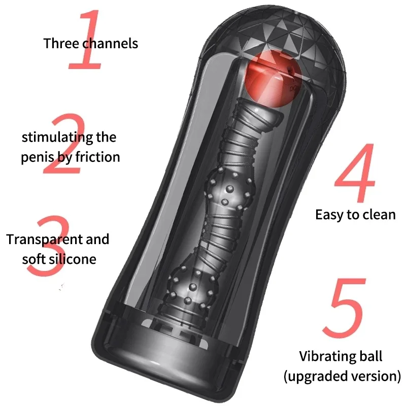 Bomba de vácuo de bolso para homens, Vibrador G Spot, Massagem Orgasmo, Vaginas Bucetas, Bomba Penis, Hands Free, Masterbator Masculino, Brinquedos Sexuais Adultos