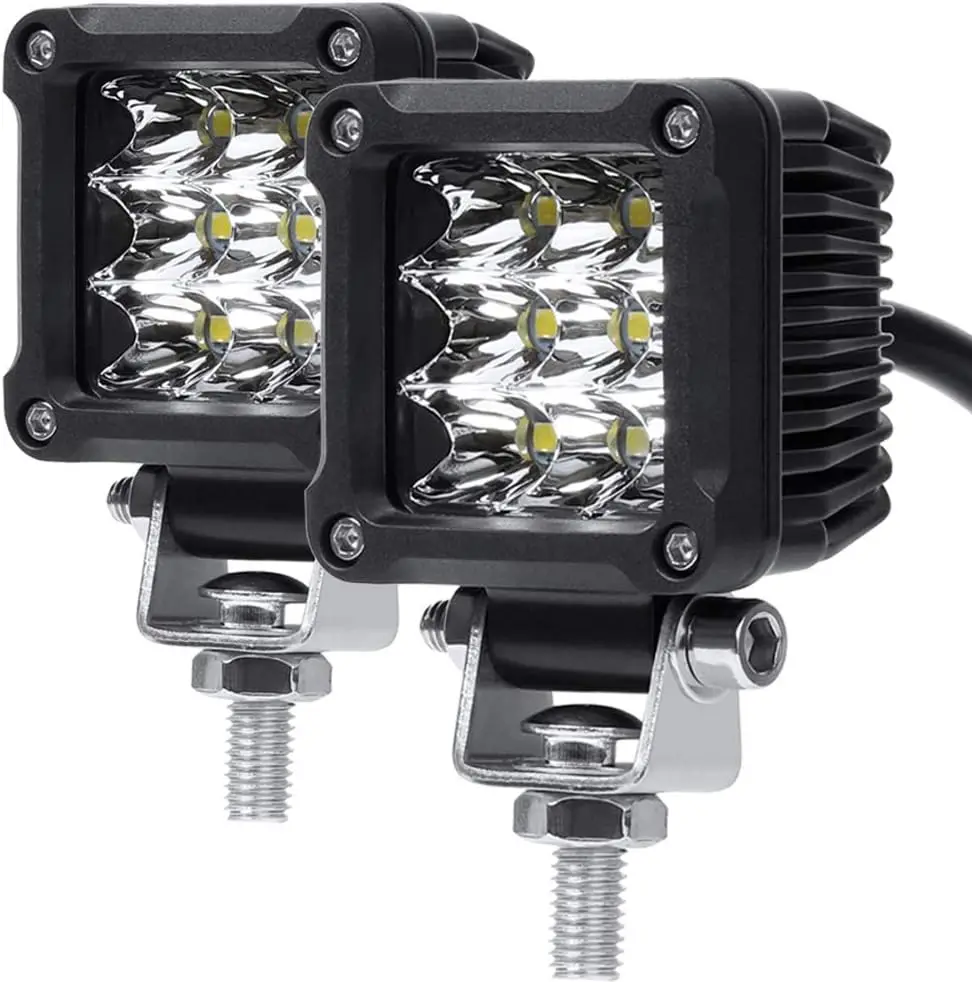 

Противотуманные фары для мотоциклов, 2-дюймовые 27-ваттные мини-кубические рабочие фары-прожекторы для внедорожников, квадроциклов, UTV, SUV, 4x4, пикапов, автомобилей, лодок