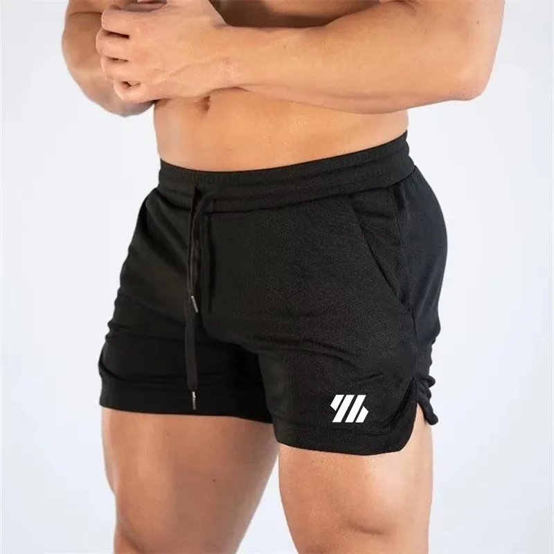 Cross-border Summer Men's Fitness Sports Shorts for Running new Training - Quick-Drying Mesh Pants for Beachwear