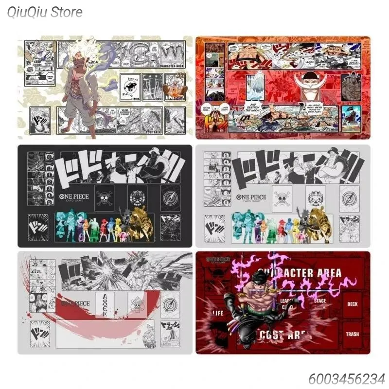 OPCG One Piece New Playmat Luffy Edwards Newgate Anime Playmat Trading Card Game Mat Dedicated Card Play Against Table Mat