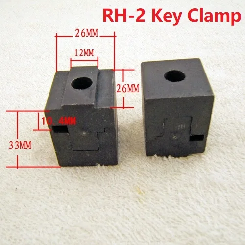 DeFu RH-2 Key Machine Accessories Milling Cutter 60x16x6 Key Clamp Fixture Adjustment guider Screw Switch