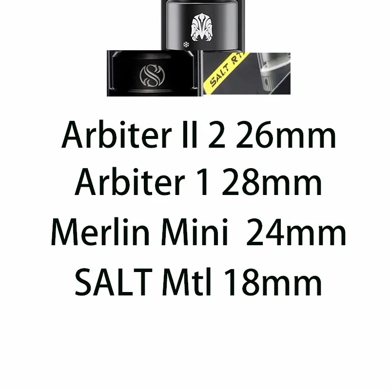 Arbiter II 2 v3 Merlin Mini salt mtl solo djv Kayfun x ZEUS v2 Dual x mesh pro Dead Rabbit 3 GEAR applicator accessories