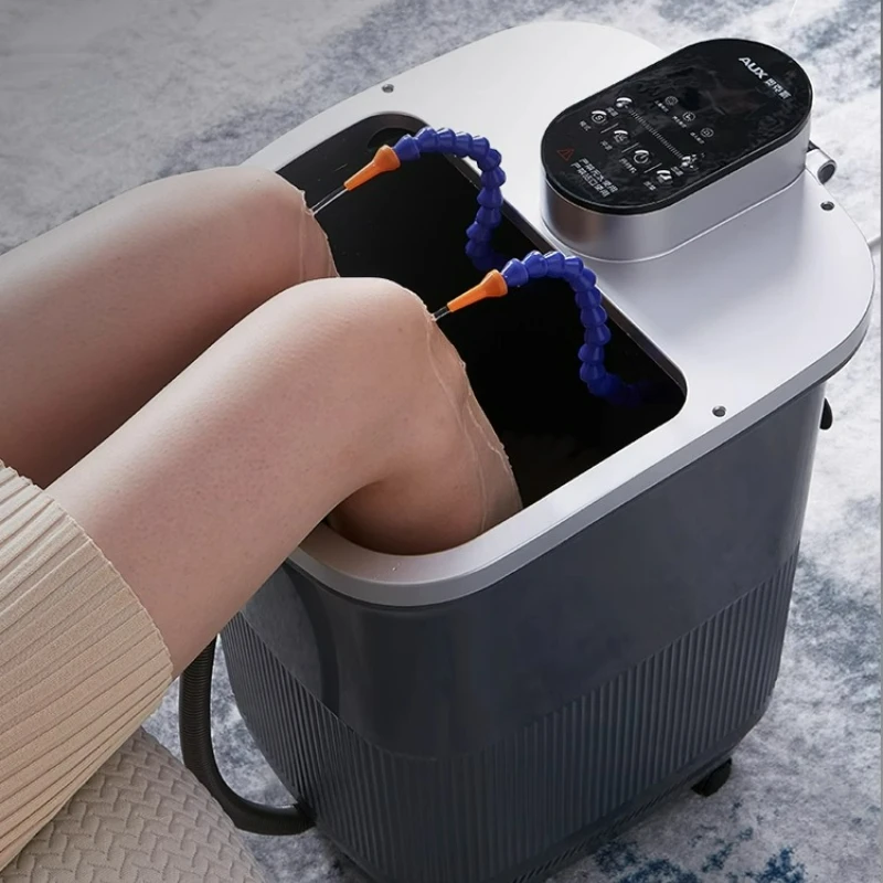 Humanized Mobile Phone Stand Foot Bath Bucket Automatic Heating, Constant Temperature Massage Over The Calf Knee Surf Bath Foot
