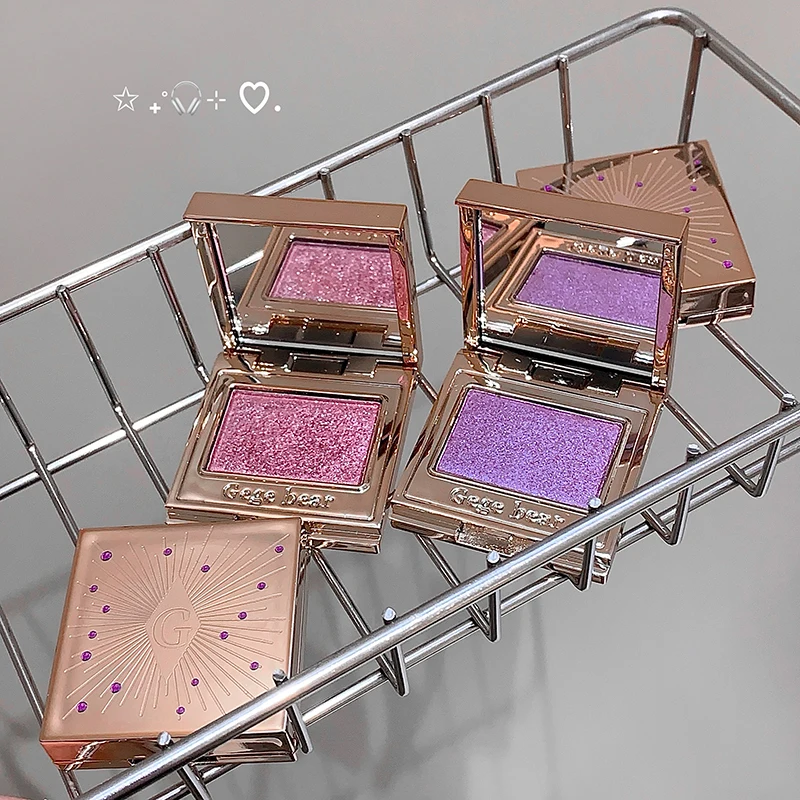 GEGE BEAR سباركلي ظلال عيون مفردة عالية المصطبغة لامعة مظهر طبيعي غير قابل للسقوط مكياج صيني بأسعار معقولة للعيون #6