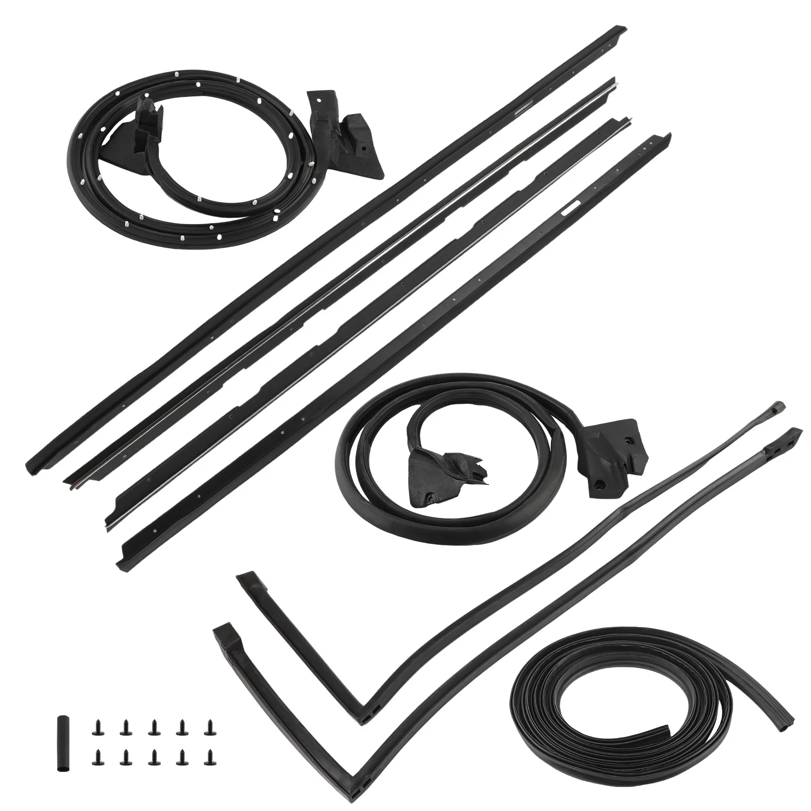 Lower Roof Inner Outer trunk Seal Weatherstripping kit for Chevrolet Monte Carlo