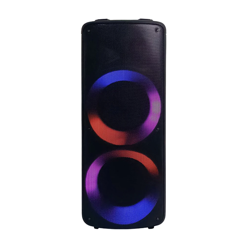

M New Mobile Double 10 Inches Wireless Trolley Speaker Outdoor Party Bt Karaoke Speakers