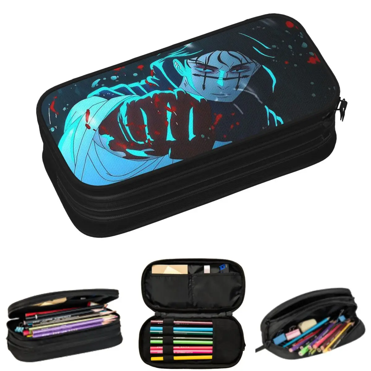 

Choso JJK Anime Jujutsu Kaisen Pencil Cases for Students School Pen Box Pencil Bag Large Capacity Pencil Pouch