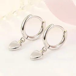 925 Sterling Silver Heart Ring Stud Earrings For Women Wedding Modern Jewelry Accessories Wholesale Money 925